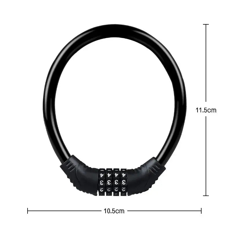 X-TIGER Portable Universal 4 Digit Password BicyclePadlock - AXSSIBLZ