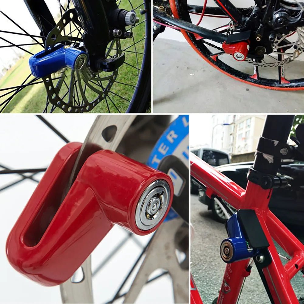 SecureLock Anti-Theft Disc Brake Lock – Electric Scooter, Mountain Bike & Motorcycle Safety Lock with Steel Wire for Ultimate Theft Protection AXSSIBLZ