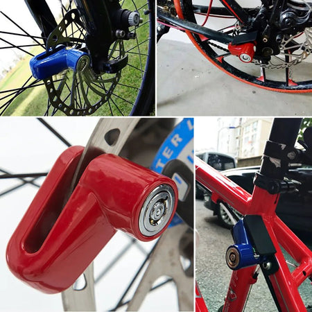 SecureLock Anti-Theft Disc Brake Lock – Electric Scooter, Mountain Bike & Motorcycle Safety Lock with Steel Wire for Ultimate Theft Protection AXSSIBLZ
