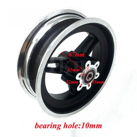 11 Inch Wheel 90/65-6.5 CST Tubeless Tire with Aluminum Alloy Rim for Electric Scooter Front Wheels Modification Accessories AXSSIBLZ