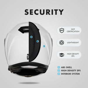 Roozo Modular Flip Up Motorcycle Helmets Full Face Helmet Dual Visor for Adults DOT Approved AXSSIBLZ