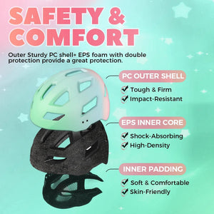 Kids Helmet for Children Bicycle Safety Cycling Boys Girls Outdoor Sports Protection Cap MTB Balance Bike Roller Skating Helmets AXSSIBLZ
