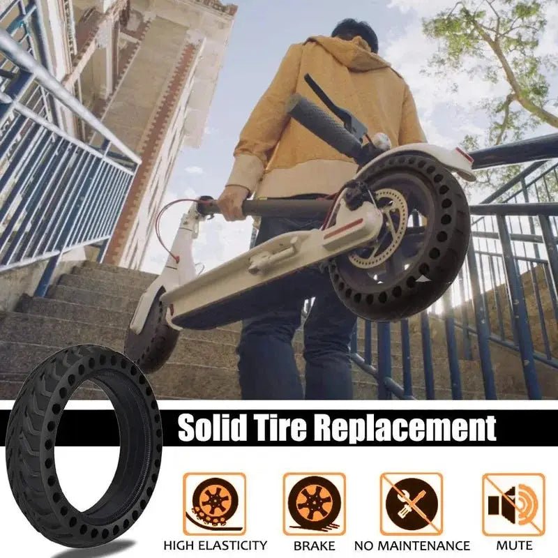Solid Tire Electric Scooter 8.5 inches Rubber Tire 8.5'' Wheel - AXSSIBLZ