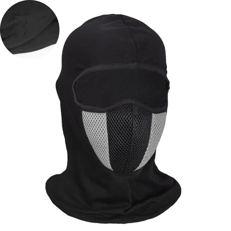 Breathable Balaclava Motorcycle Full Face Masks Skullies Cap Hat Motocross Motorbike Helmet Moto Riding Neck Face Hood Moto Mask AXSSIBLZ