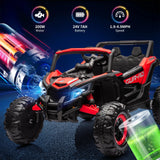 24V Ride On UTV Car, Battery Powered Electric Vehicles, Kids UTV with Remote Control, Spring Suspension,200W Motor, Metal Frame AXSSIBLZ