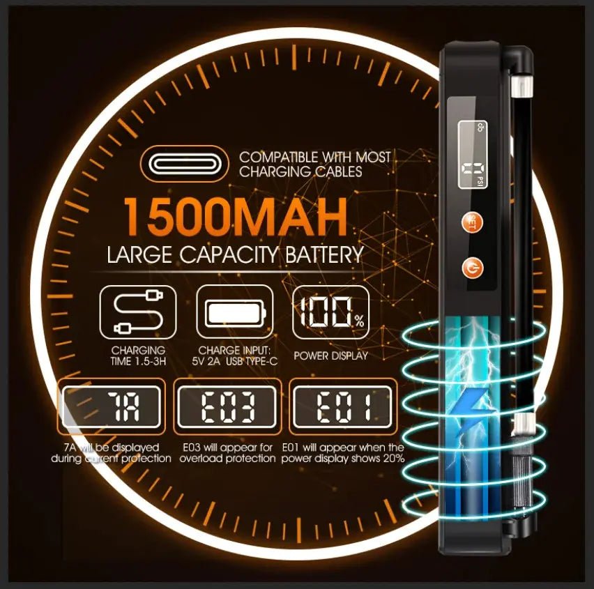 West Biking Portable Wireless Auto Pump Air Compressor - AXSSIBLZ