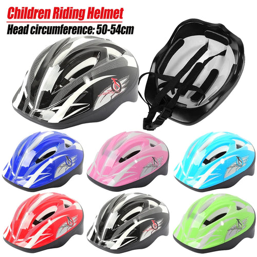 Childrens Riding Helmets Comfortable Breathable Large Vent Holes Boy Girl Safety Head Protection Cartoon Balance Bike Helmet AXSSIBLZ