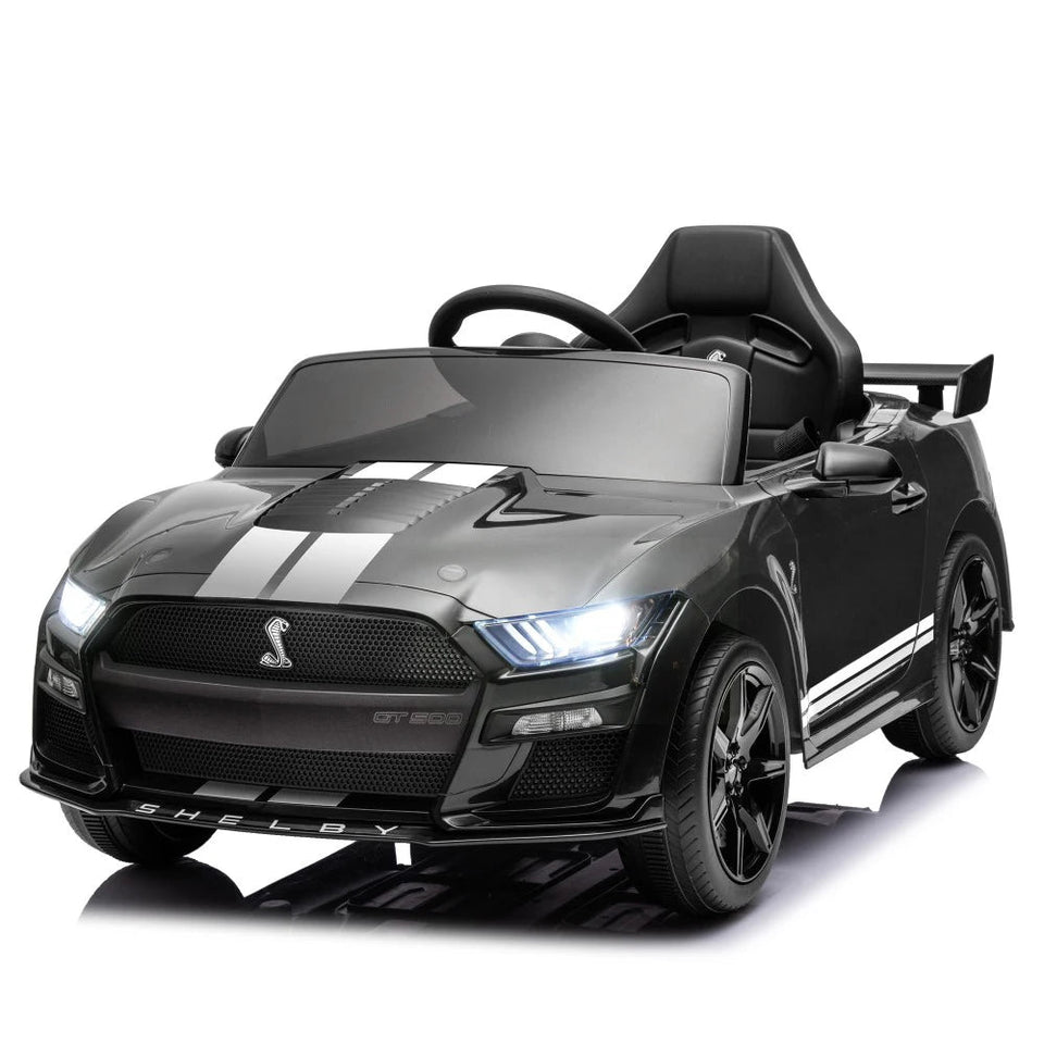 Ride On Kids Car With Remote Controls 12V Battery Powered Electric Ride on Car Truck Sigle Seat Bluetooth Music LED Lights AXSSIBLZ