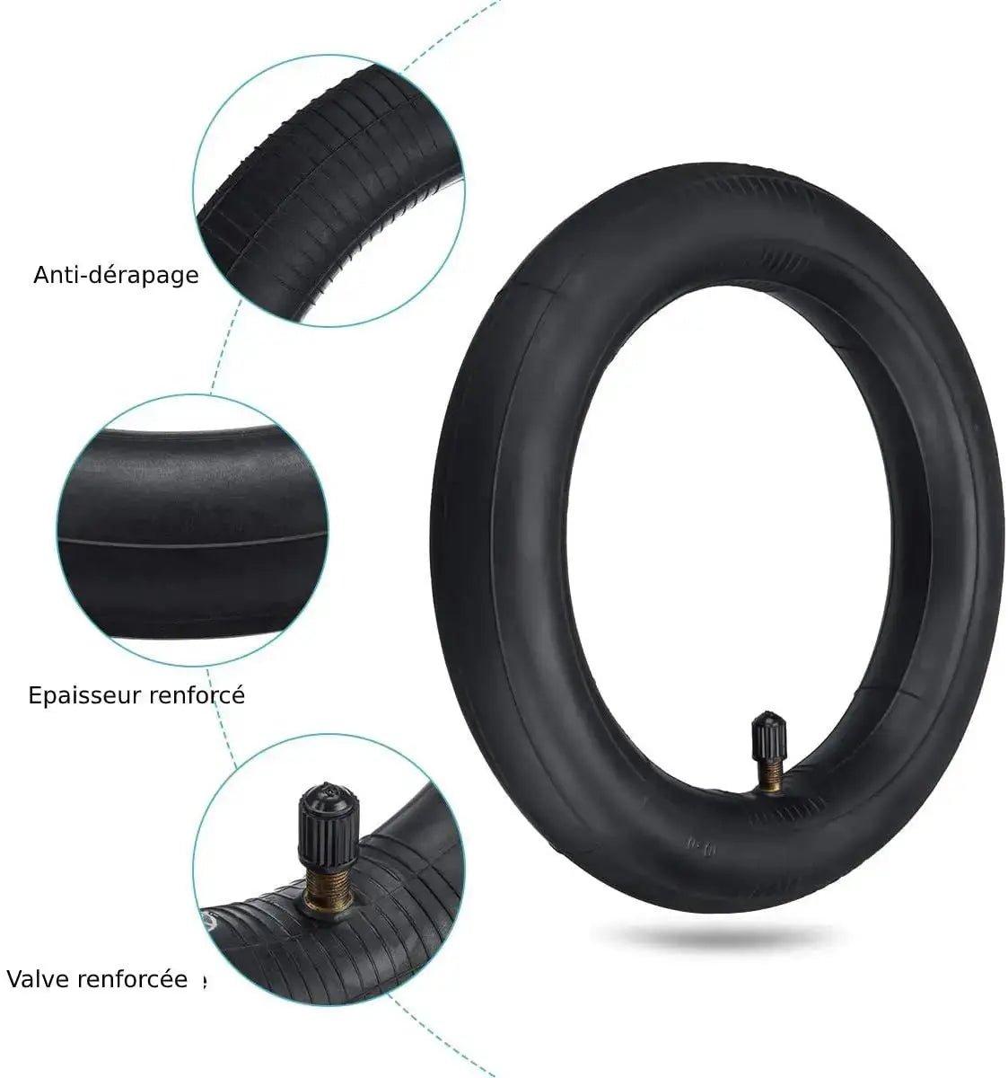 Electric Scooter Rubber Tire 8 1/2x2 Upgraded Thicken Inner Tube 8.5" Replacement Tire - AXSSIBLZ