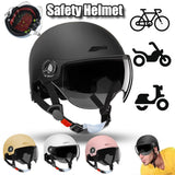Motorcycle Helmet for Men Women Classic Retro Scooter Half Helmet Ultralight Cycling Helmet MTB Bike Bicycle Motorcycle Helmet AXSSIBLZ