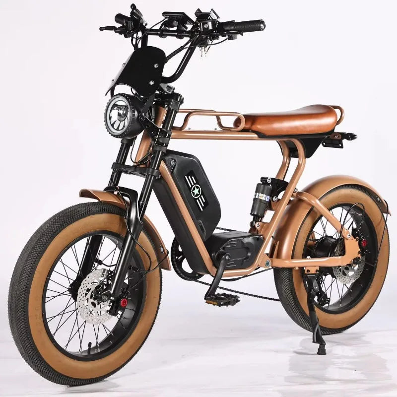 Best Selling 1000W 20 Inch Wide Tire Electric Bike 7 Speed Urban Electric Bike Off Road Electric Mountain Bike AXSSIBLZ