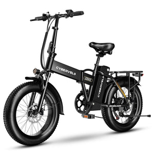 1000W Folding Electric Bike, 48V 20AH Large Removable Battery E Bike, 30+MPH, 80 Miles Max Range, 20" Fat Tire Electric Bike for AXSSIBLZ