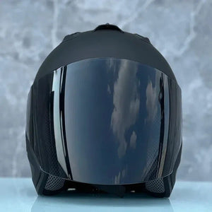 Ram4 Matte Black Half Helmet Men and Women Motorcycle Off-Road Summer Helmet Downhill Racing Mountain Cross Casco Capacete AXSSIBLZ