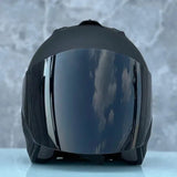 Ram4 Matte Black Half Helmet Men and Women Motorcycle Off-Road Summer Helmet Downhill Racing Mountain Cross Casco Capacete AXSSIBLZ