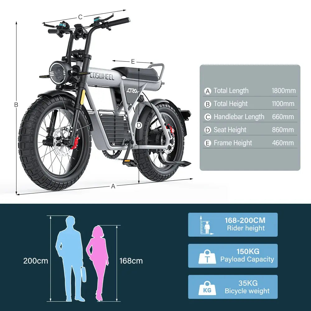 Coswheel T26 Electric-Bike