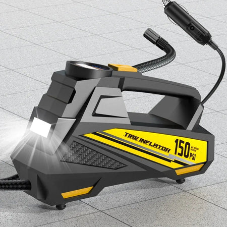 C3012 Ultimate Corded Portable 12V PowerPump 150PSI Electric Tire Inflator & Car Air Compressor AXSSIBLZ