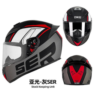 DOT Men and women motorcycle helmets are safe in winter Four Seasons Knights can be equipped with Bluetooth motorcycle helmets AXSSIBLZ