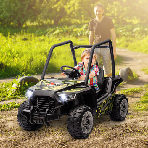 12V Kids Electric Car with Parent Remote Control, Spring Suspension AXSSIBLZ