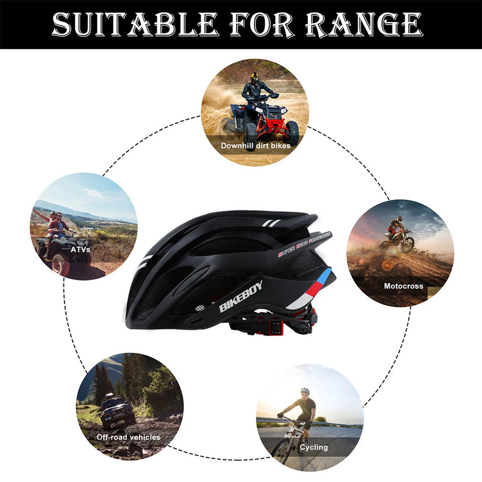 MTB Bike Helmet for Men Women Sport Cycling Helmet Adjustable Mountain Road Bicycle Soft Pad Head Protection Safety Hat AXSSIBLZ