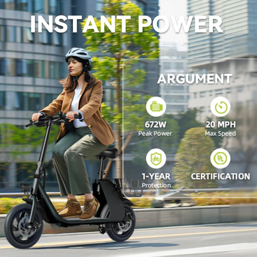 500W carbon steel electric front and rear dual disc brake bicycle for urban commuting with basket, adult electric bicycle AXSSIBLZ
