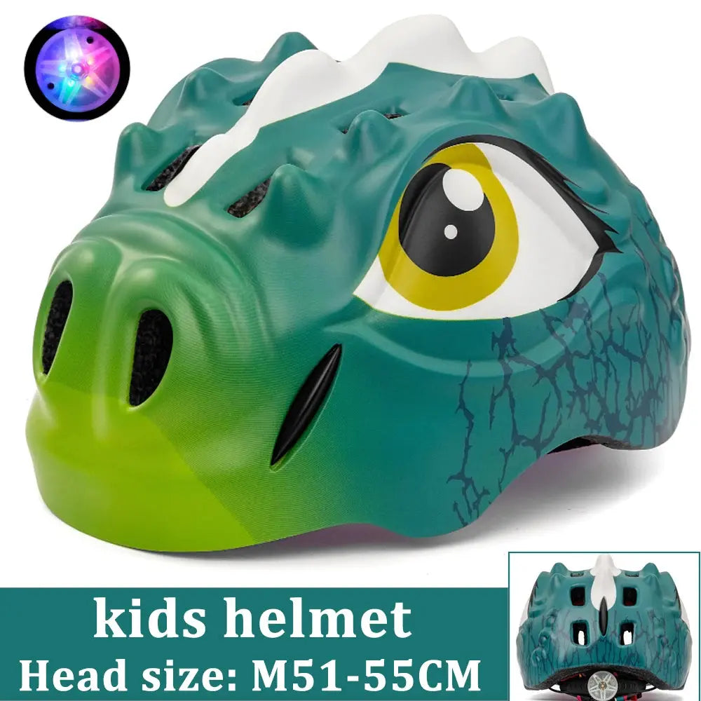 Kids Dinosaur Outdoor Safety Bike Helmets - AXSSIBLZ