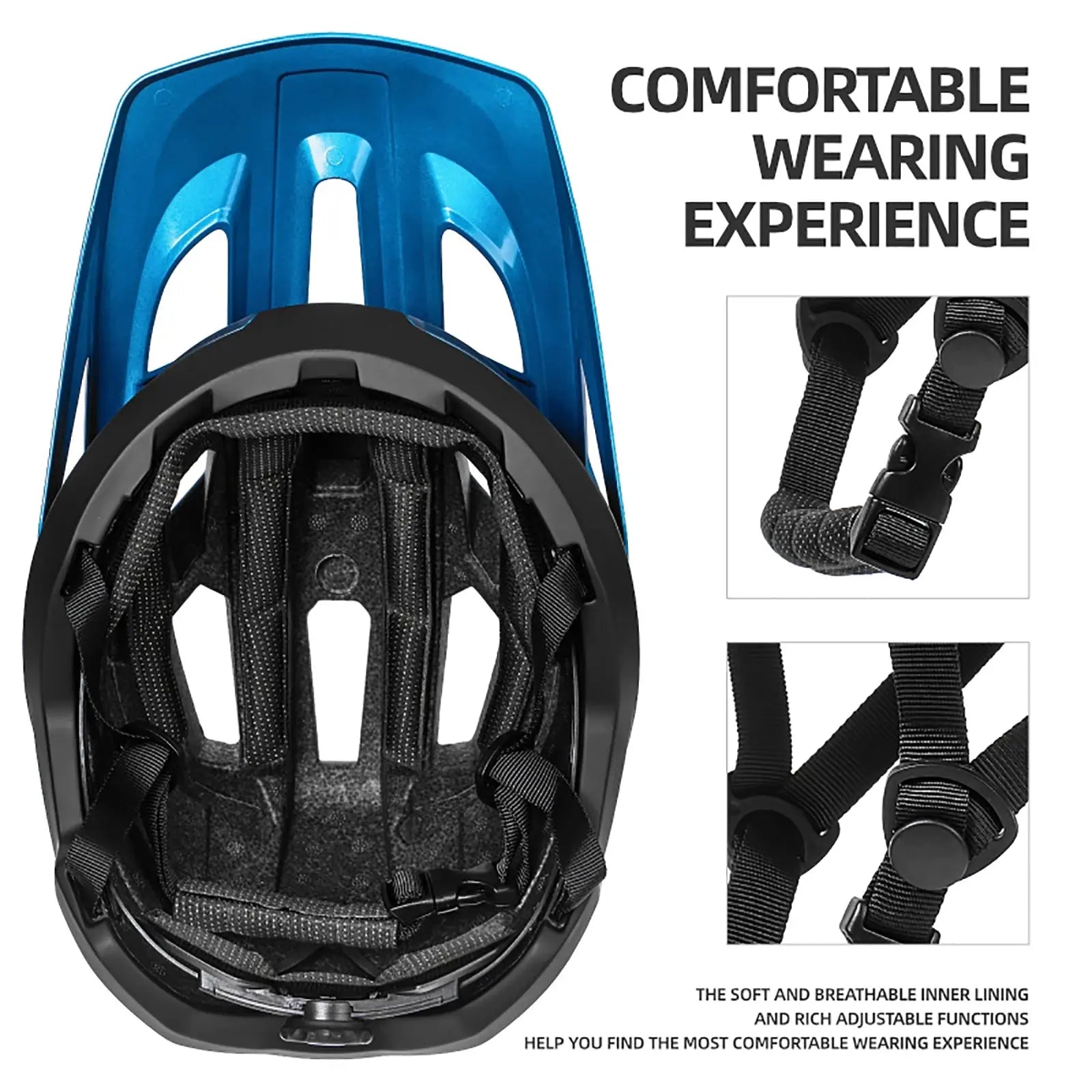 BATFOX MTB Integrally-Molded Ultralight Bicycle Helmet - AXSSIBLZ