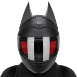 Motorcycle Helmet Full Face Bat Ears For Man Detachable Horns Summer Breathable Motorcross Racing MotorBike Safety Moto Helmets AXSSIBLZ