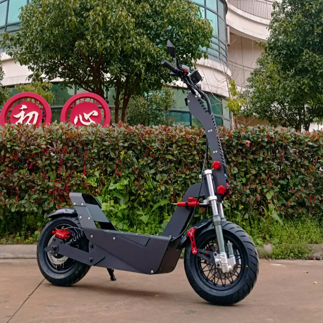 All-Black 72V 15000W Fast Speed 80MPH 120-140KMH Electric Scooter QS Motor Votol Racing Controller Geofought F8 E Scooters AXSSIBLZ