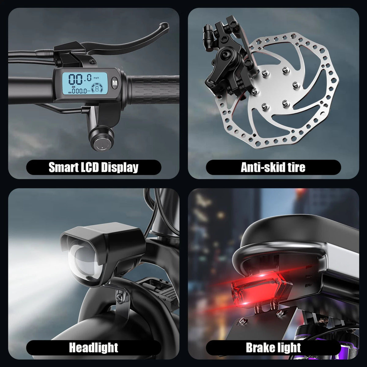 Electric Bike for Adults, 48V 15AH Removable Battery,20MPH 35Miles 500W Brushless Motor Commuting Ebikes for Women Men AXSSIBLZ